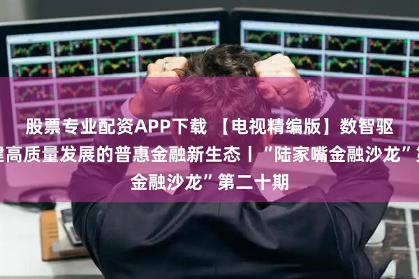 股票专业配资APP下载 【电视精编版】数智驱动：构建高质量发展的普惠金融新生态丨“陆家嘴金融沙龙”第二十期